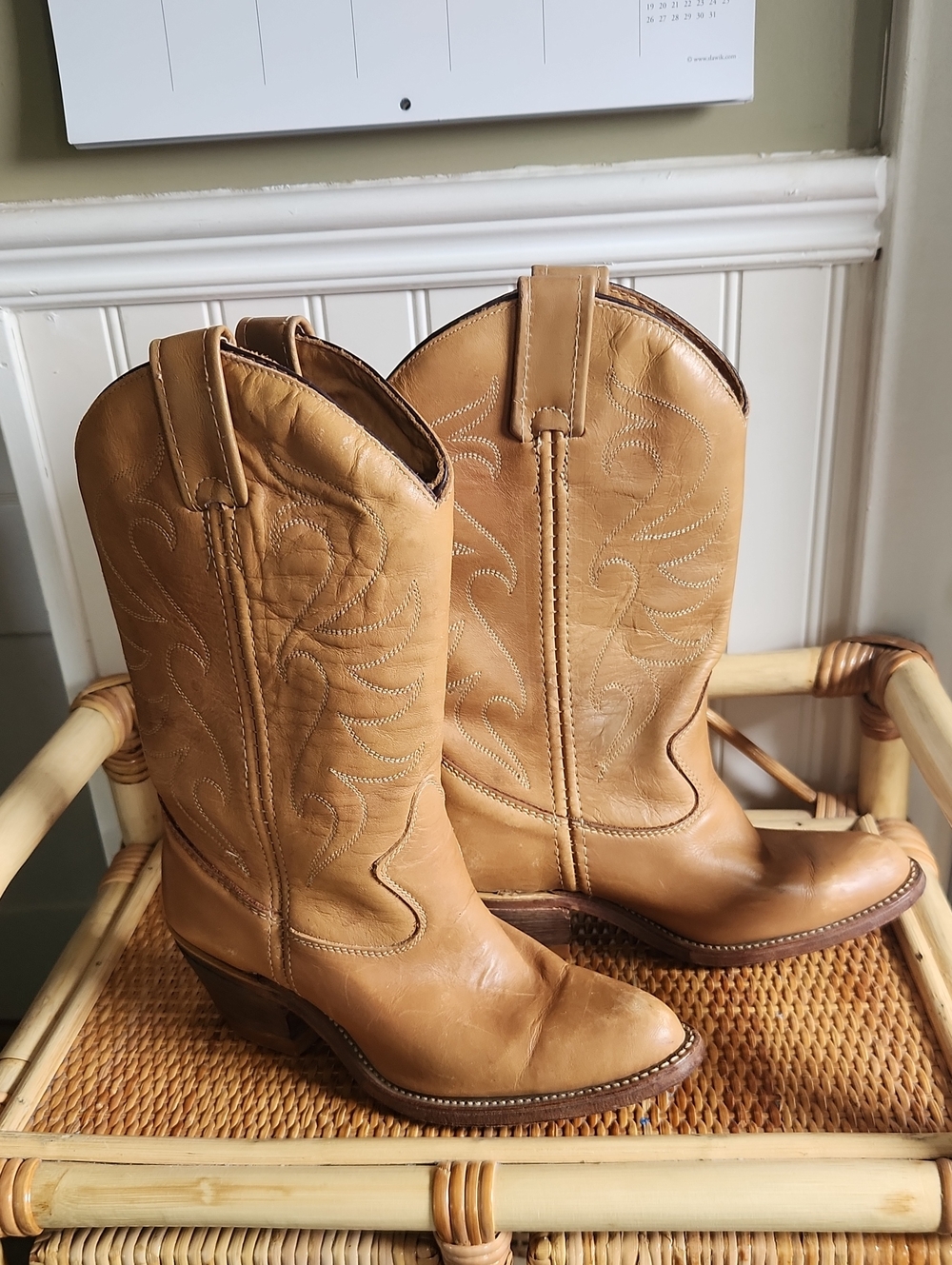 Vintage Ingledew's Leather Cowboy Boots